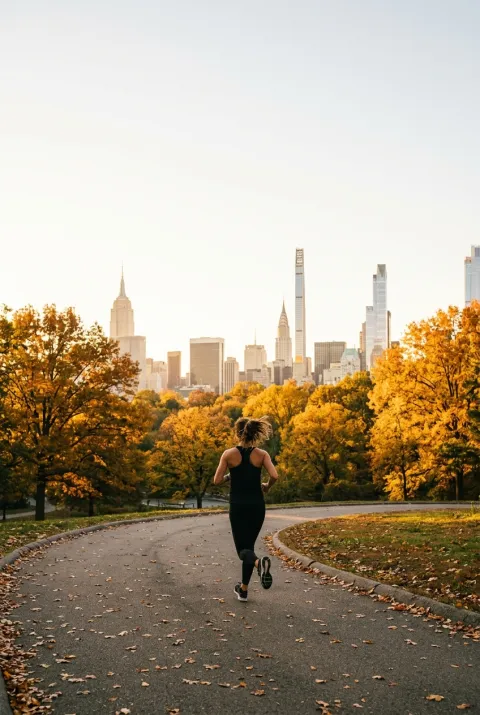Go for a run in Central Park.