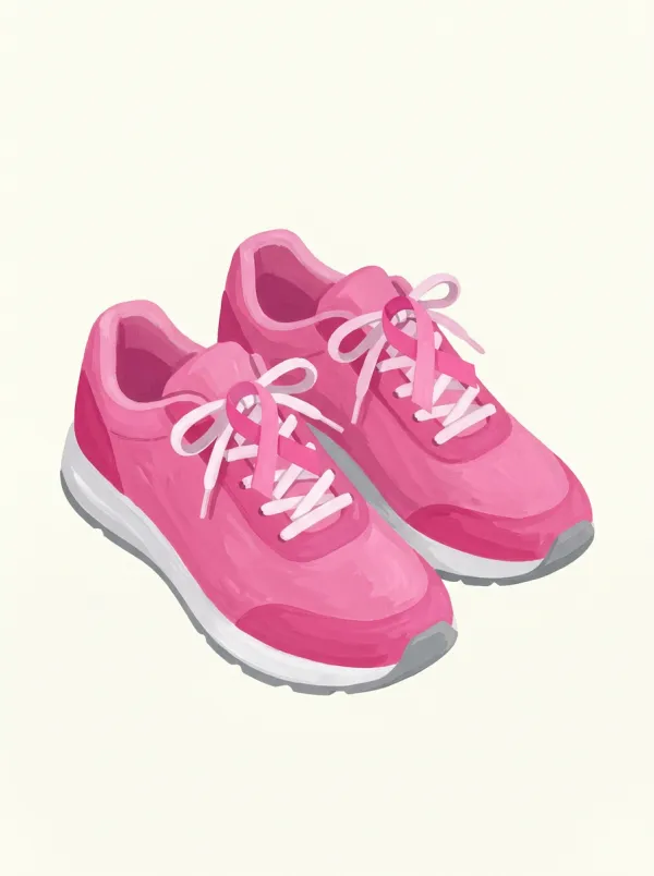 Walk in a breast cancer charity event.