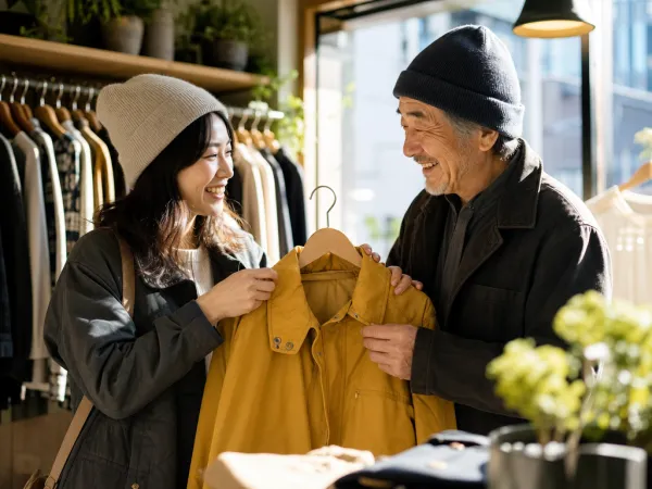 Sort your closets together and style outfits for each other