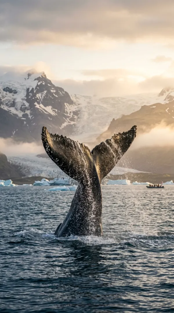 Go whale watching in Iceland.