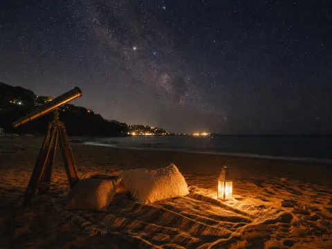 Go stargazing at a beach