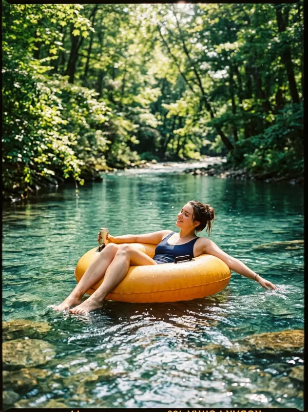 Hacer rafting juntos