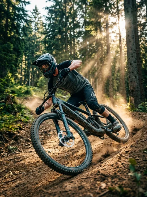 Go downhill mountain biking.