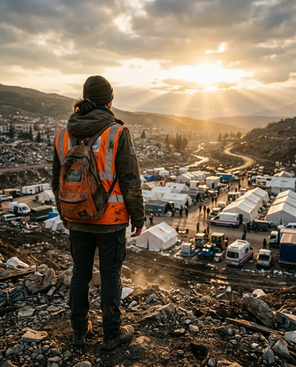 Volunteer for disaster relief efforts