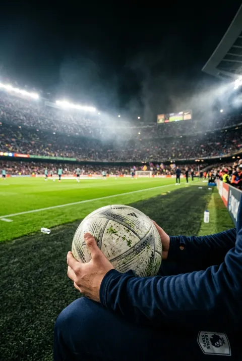 Be a ball boy at a soccer game.